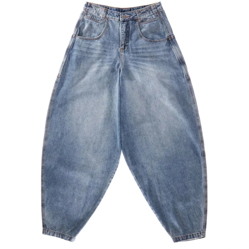 Telfar Baggy Wide Leg Jean Blue XS